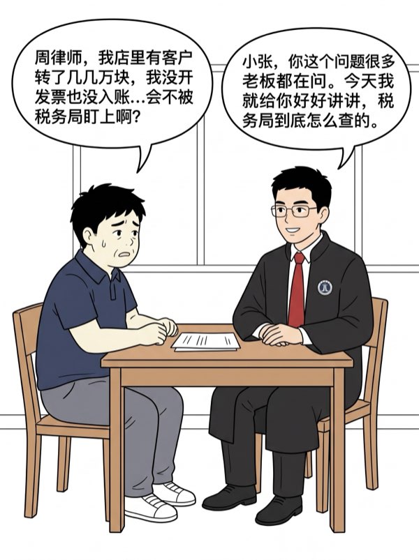 问:企业有些生意没开发票、没入账,反正金额不大,税务局能查出来吗?